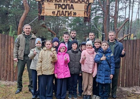 Чечерский спецлесхоз создал экотропу в лесном массиве возле Залесья 
